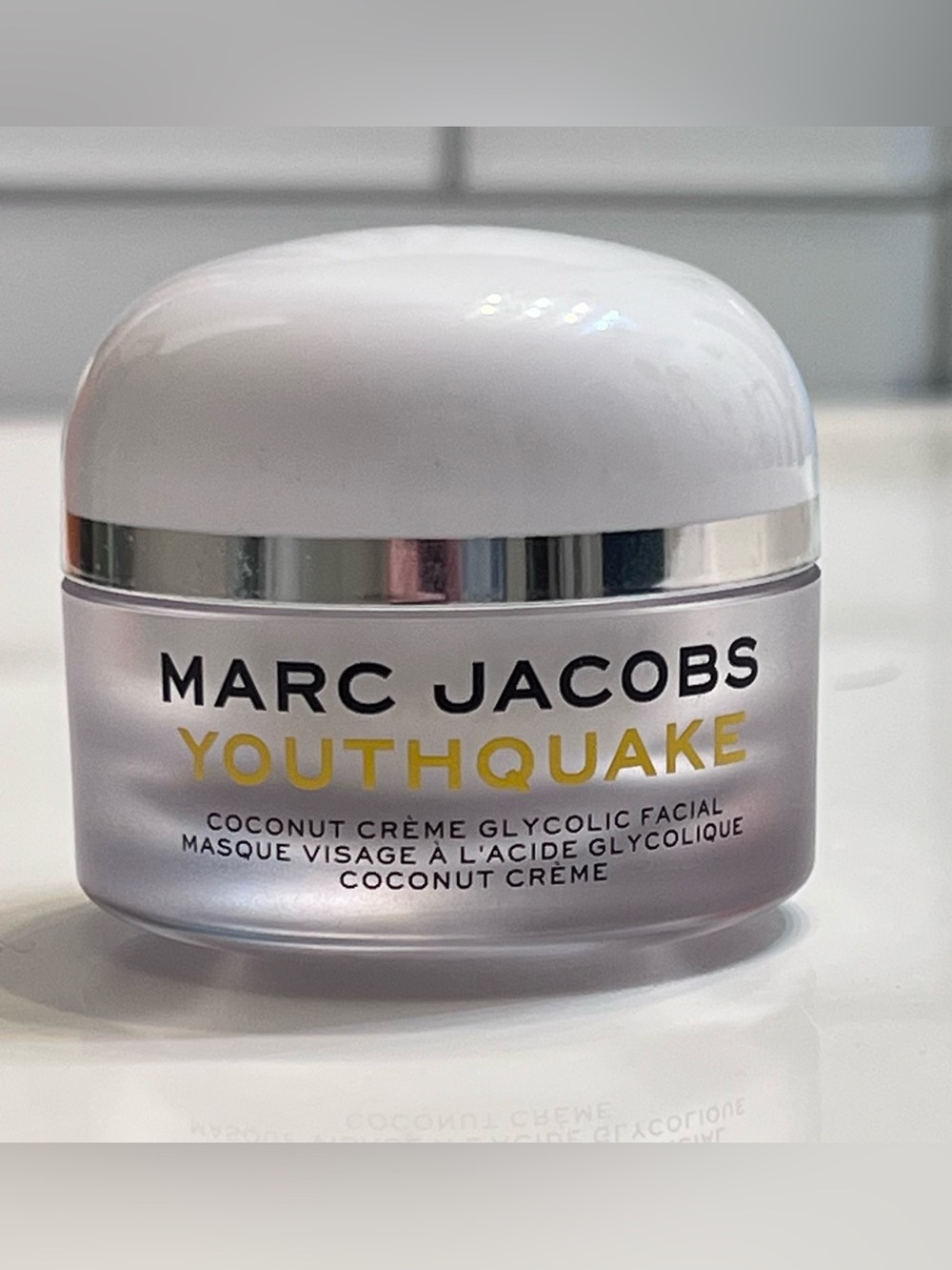 Marc Jacobs Youthquake Glycolic Facial Mask — coconut cream 0.5 oz / 15 ml new